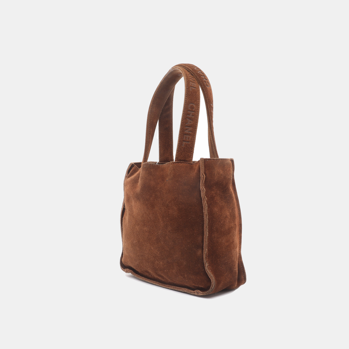 Chanel Suede Brown Tote Bag