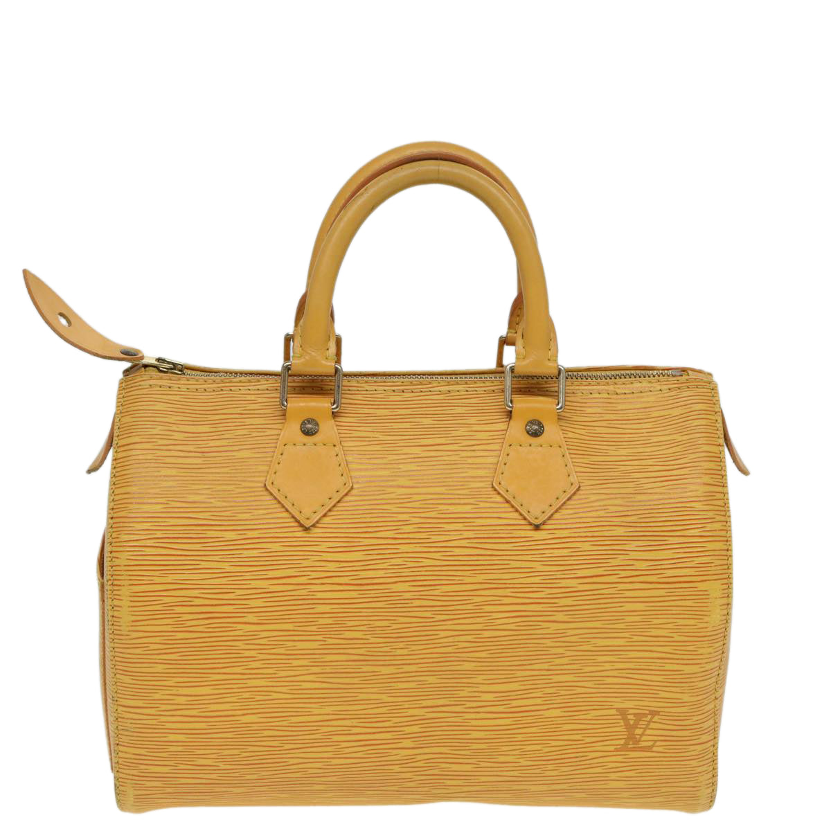 LOUIS VUITTON Epi Speedy 25 Hand Bag Tassili Yellow M43019 LV Auth 83025