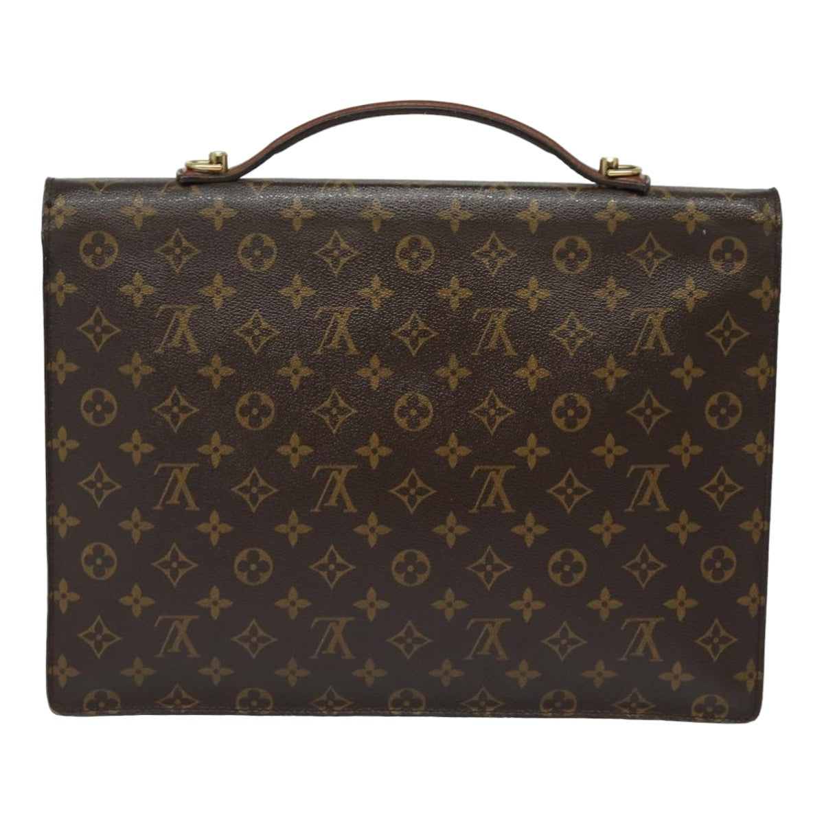 LOUIS VUITTON Monogram PorteDocuments Bandouliere Business Bag M53338 Auth 83056