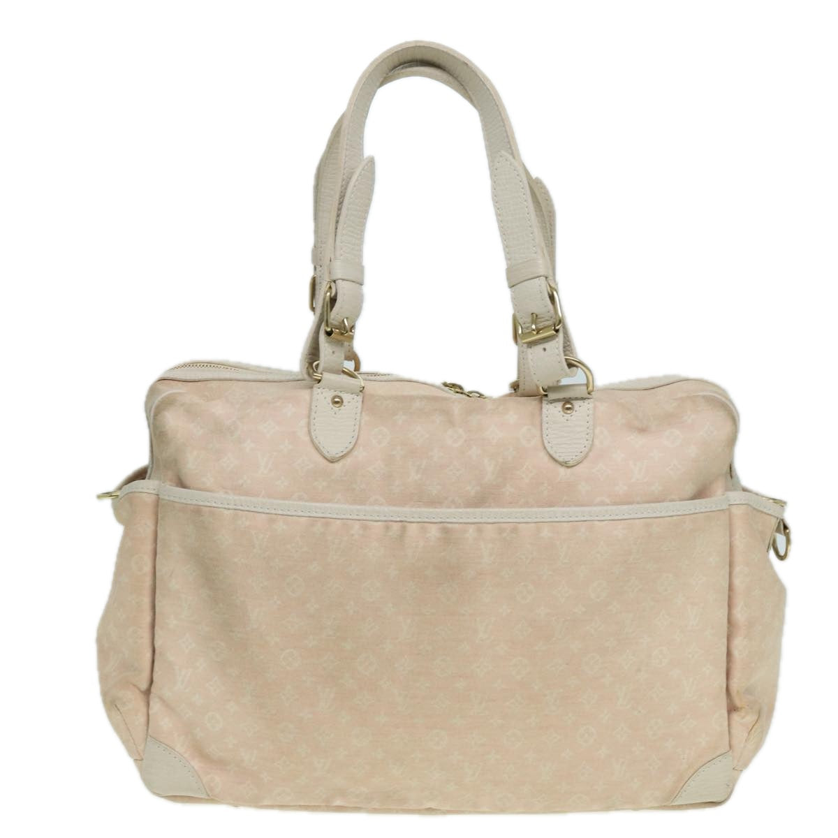 LOUIS VUITTON Monogram Mini Lin Sac Arange Shoulder Bag Rose M95255 Auth 83069