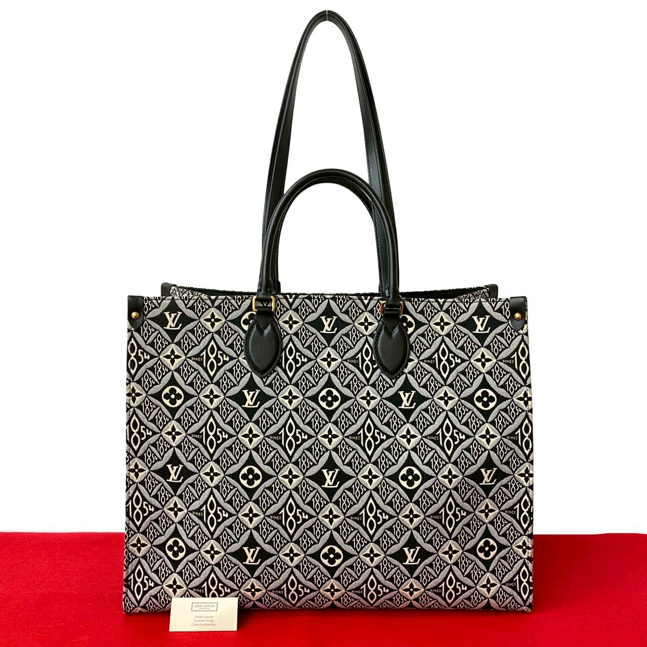 Louis Vuitton Jaguar On Go GM Since Monogram Leather Black Tote Bag
