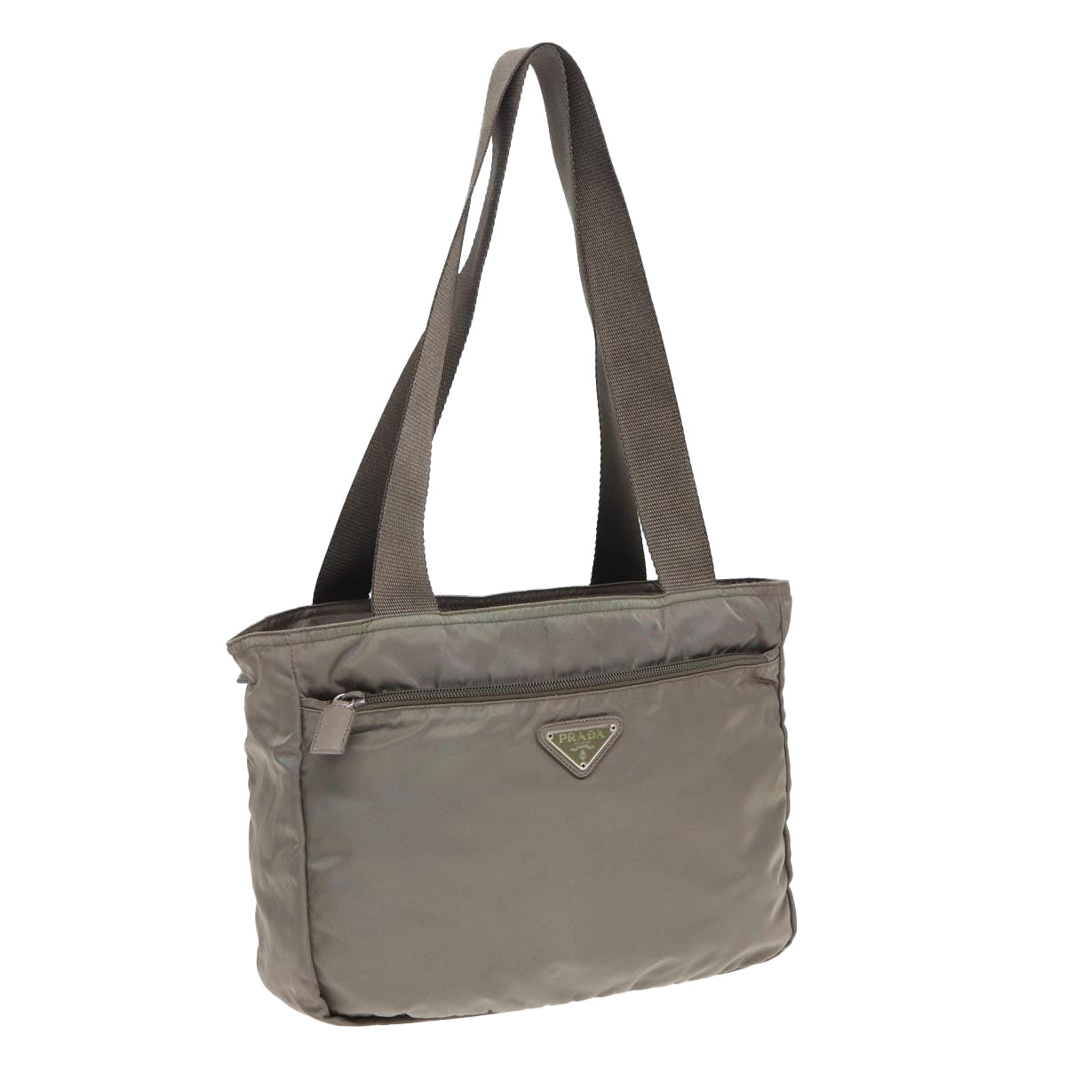 Prada Tote Bag Khaki Auth Nylon Khaki Auth 83159