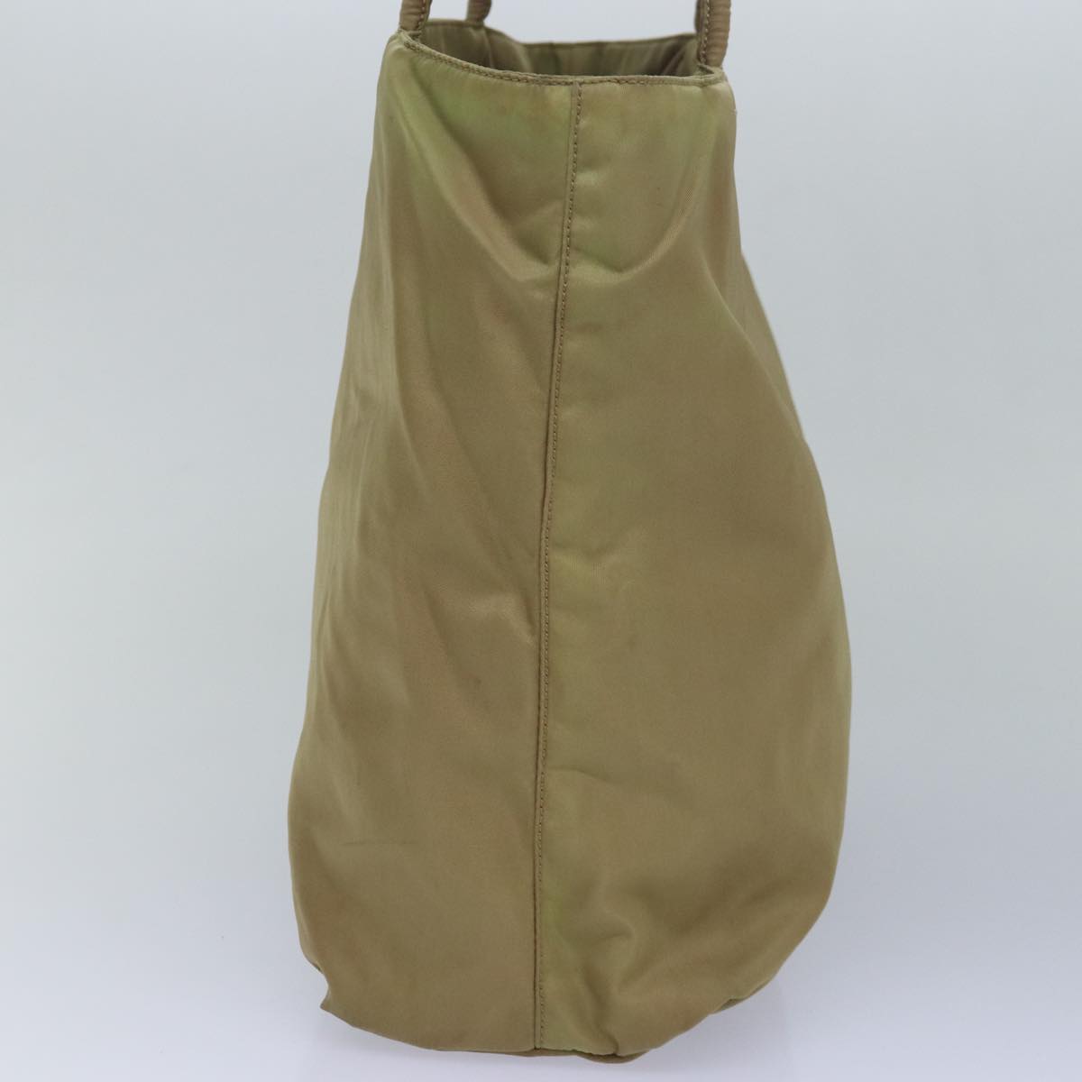 Prada Tote Bag Auth Nylon Beige Beige Auth 83165