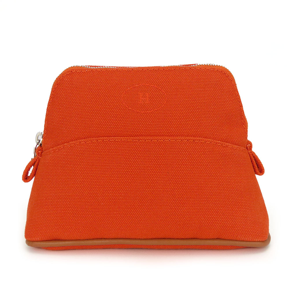 Pouch Cotton Orange Bored Pouch Women Handbag Mini Travel Bag