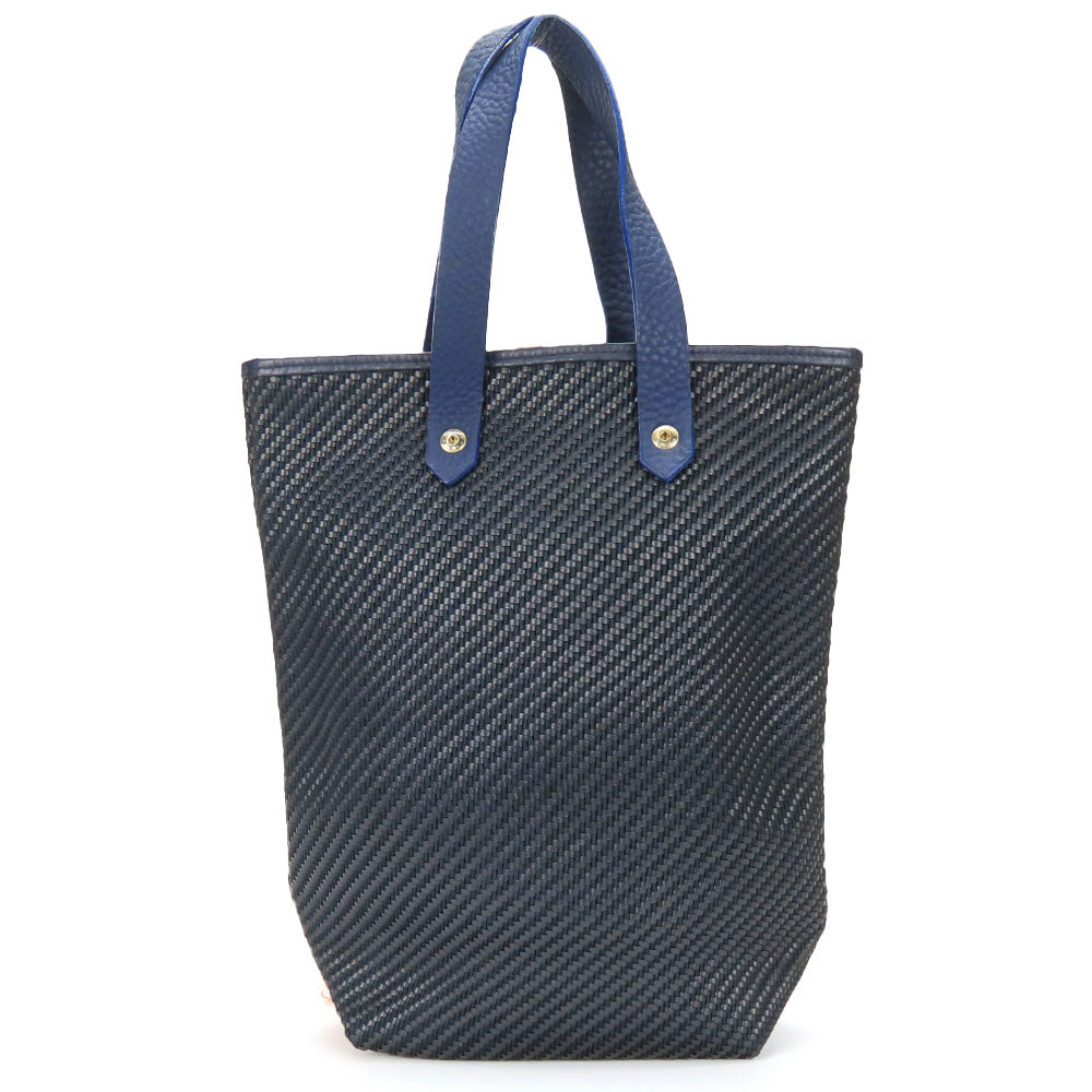 Tote Bag , Polyester Navy Amedabadiago Pm Leather