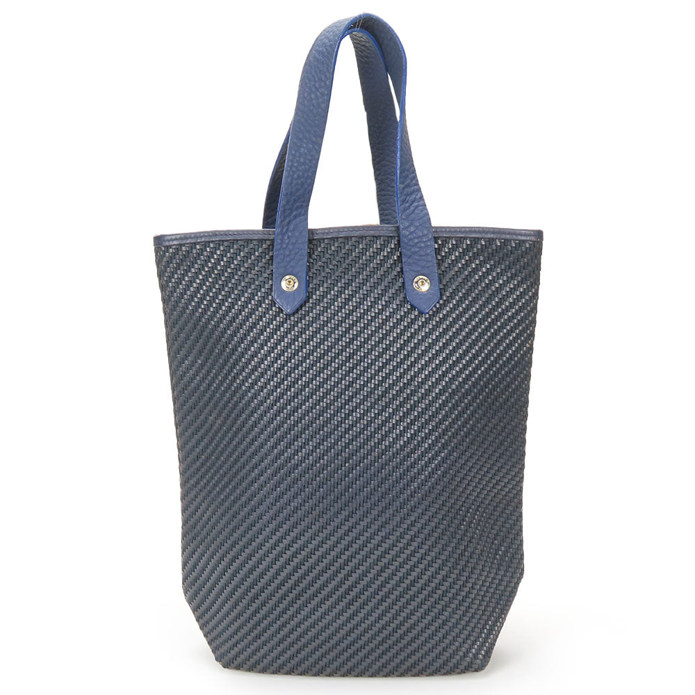 Tote Bag , Polyester Navy Amedabadiago Pm Leather