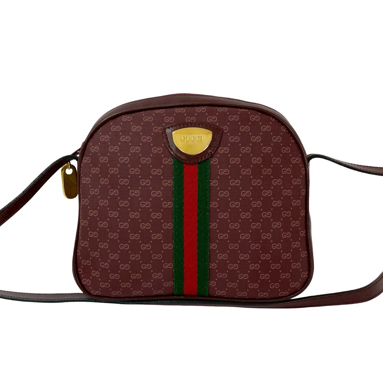 Gucci wine- Sherry line Leather Red Shoulder Bag