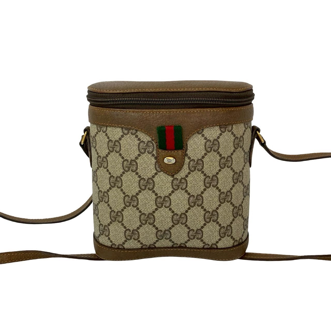 Gucci Sherry line Leather Brown Shoulder Bag 831C831
