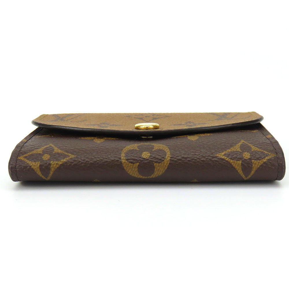 Louis Vuitton Bifold M82333 reverse Portefeuille Rosalie Monogram Brown Wallet Case