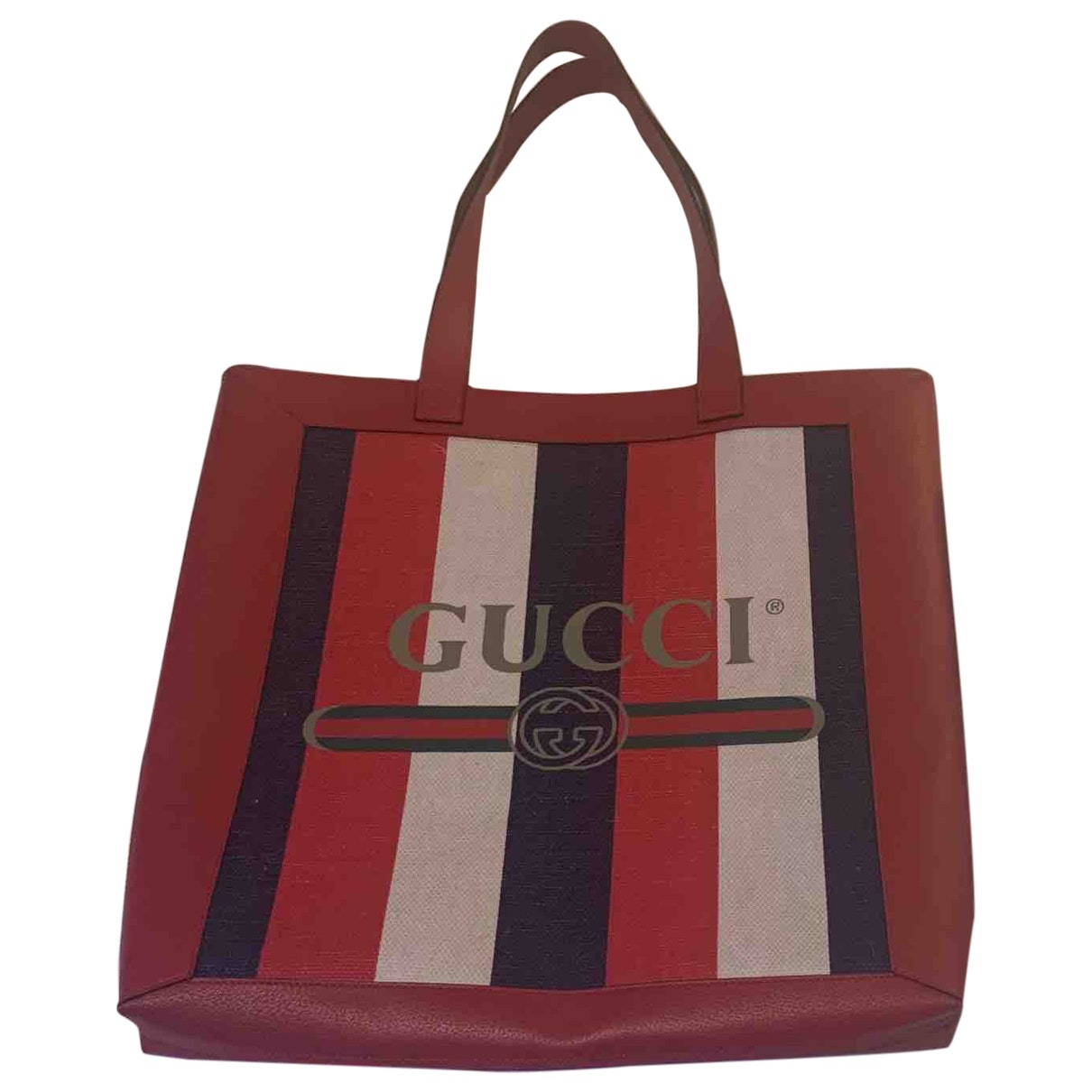 Gucci red cloth handbag