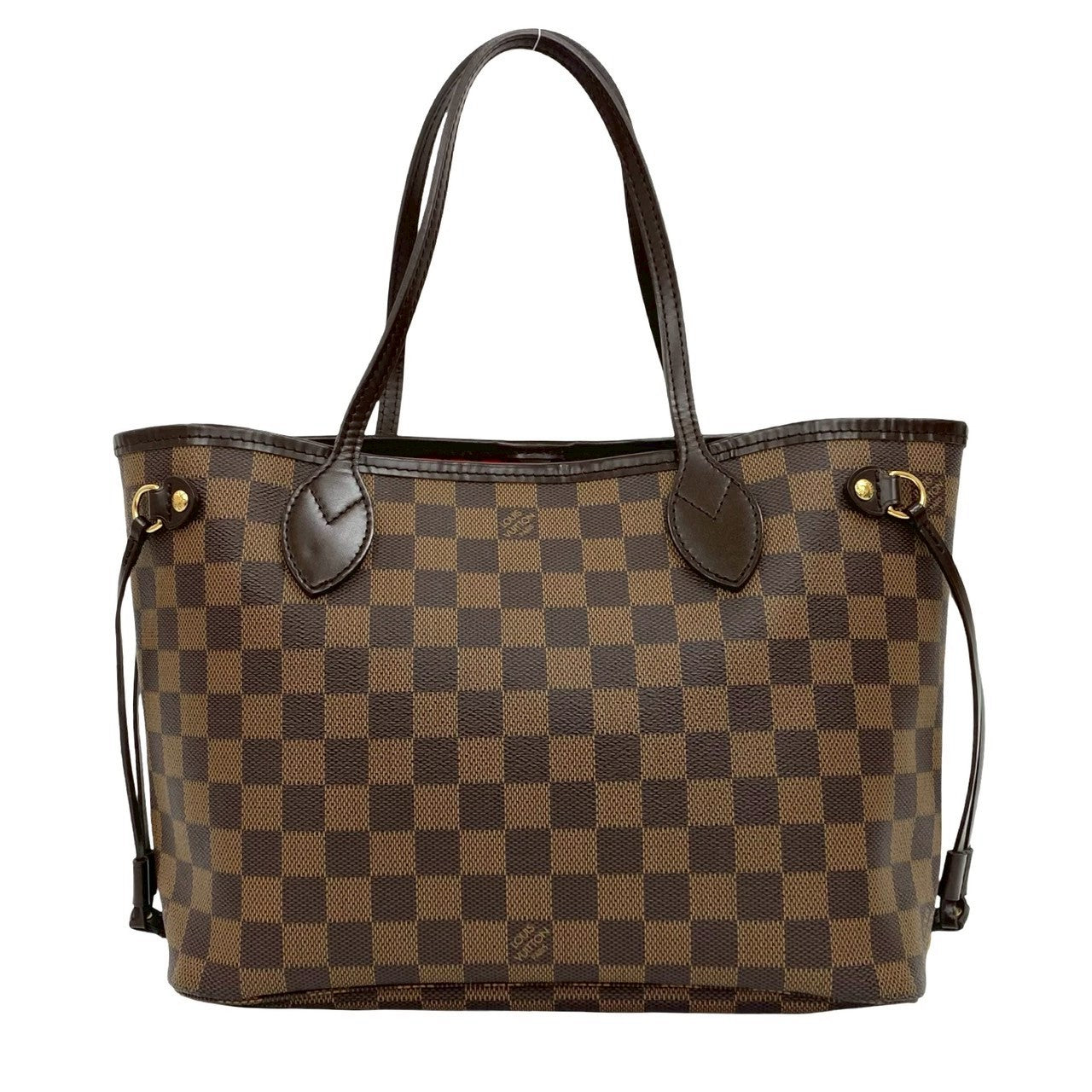 Louis Vuitton Damier Never full PM Leather Brown Handbag