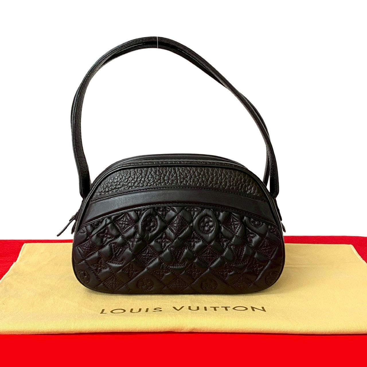 Louis Vuitton Vienna Clara Monogram Leather Brown Handbag