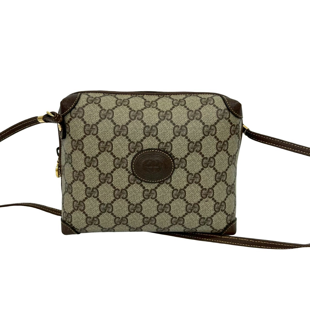 Gucci 832C832 Leather Brown Shoulder Bag