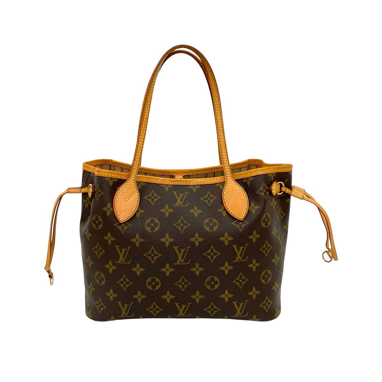 Louis Vuitton Never full PM Monogram Leather Brown Tote Bag