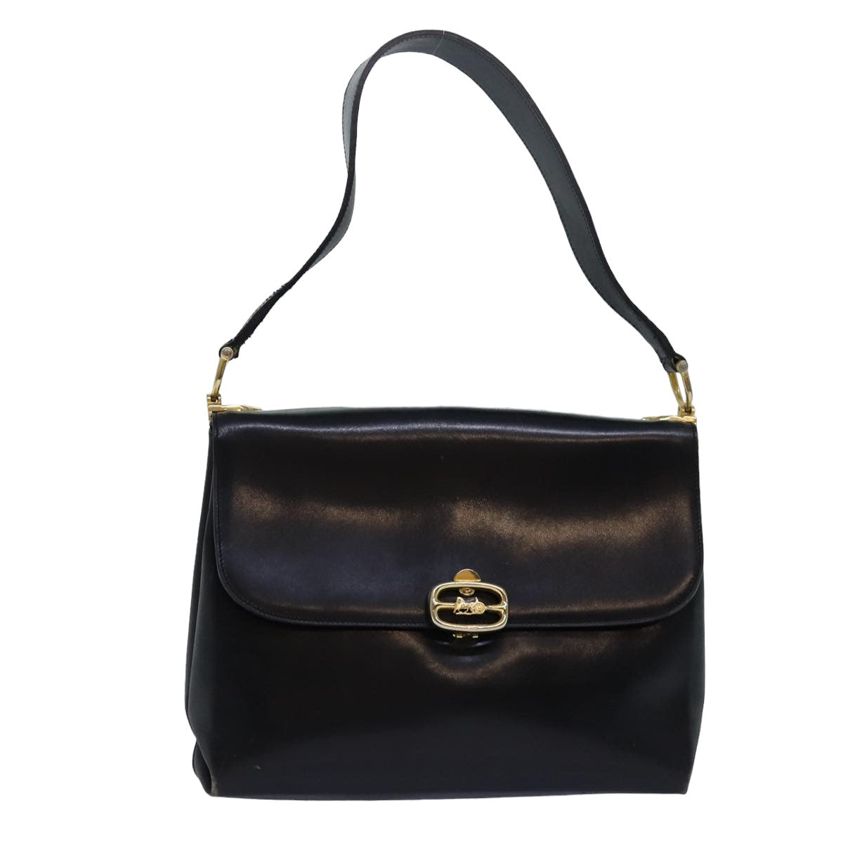 Luxury Shoulder Bag Leather Black Leather Black
