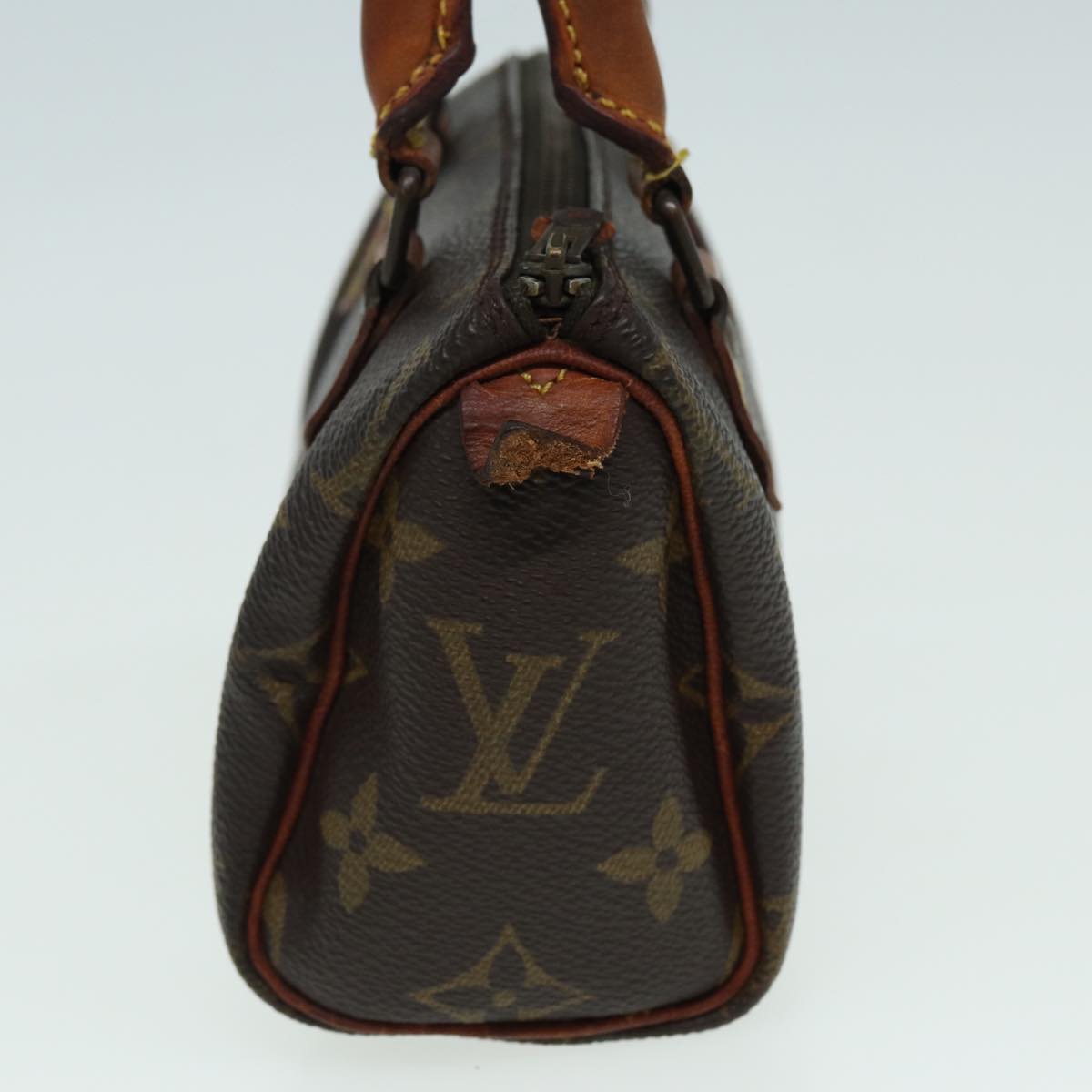 LOUIS VUITTON Monogram Mini Speedy Hand Bag   M41534 LV Auth 83353