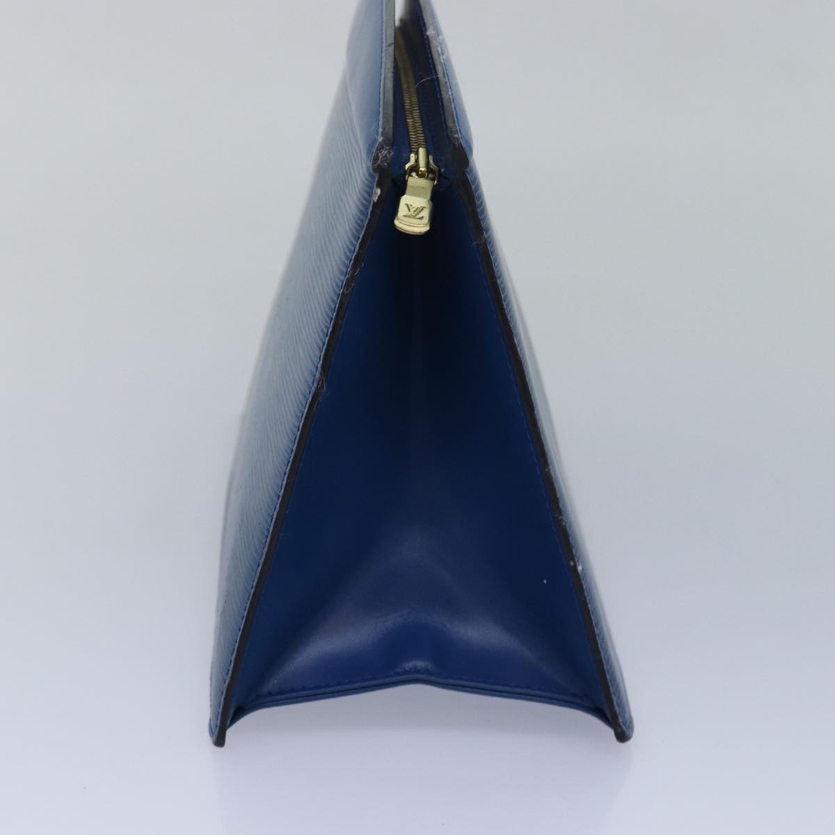 LOUIS VUITTON Epi Trousse Crete Pouch Blue M48405 LV Auth 83373