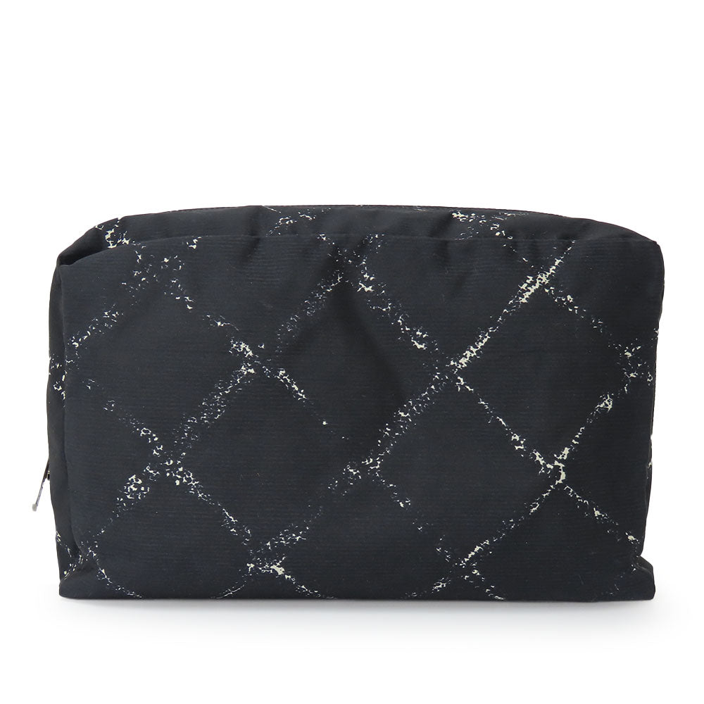 Chanel Nylon line Black Travel Bag