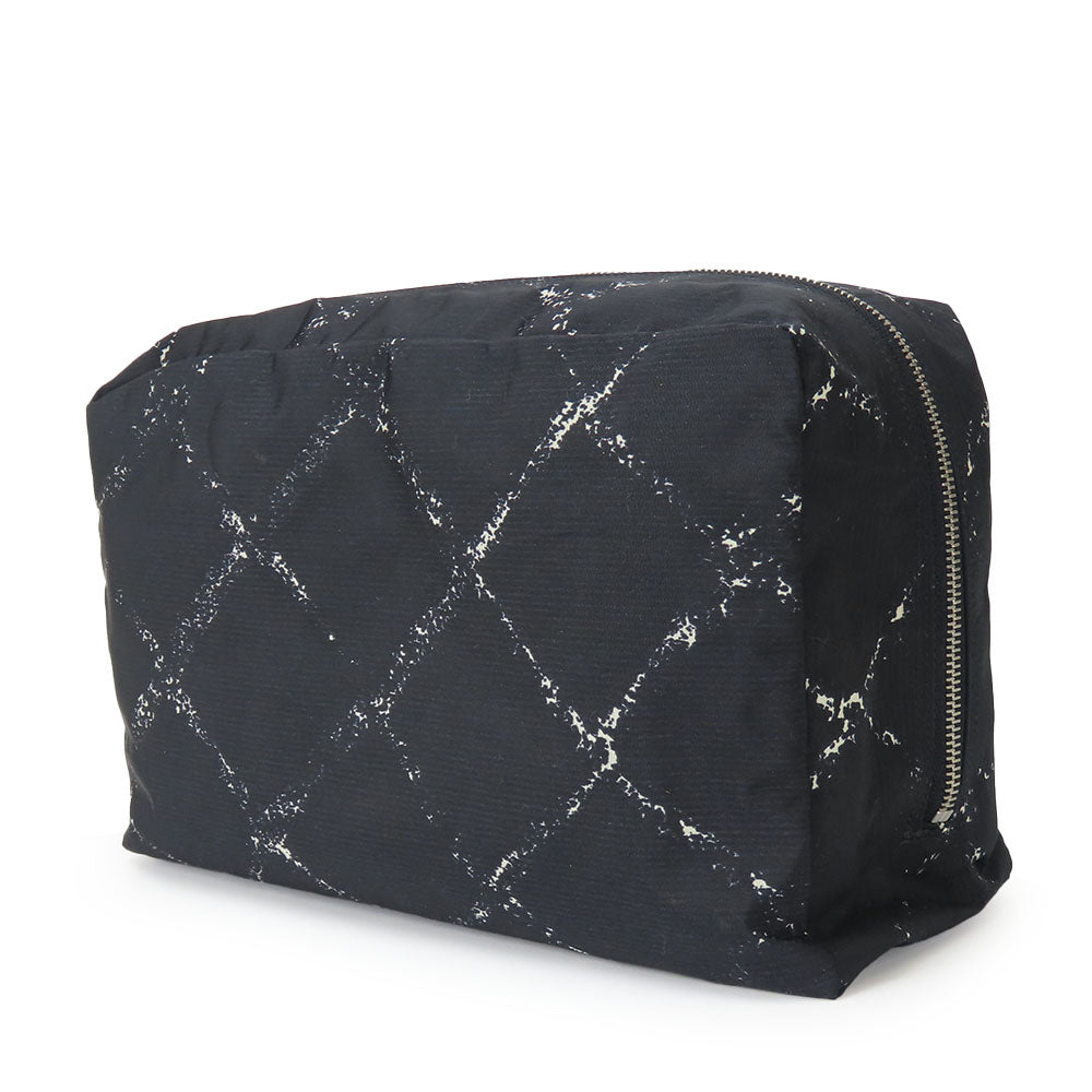 Chanel Nylon line Black Travel Bag