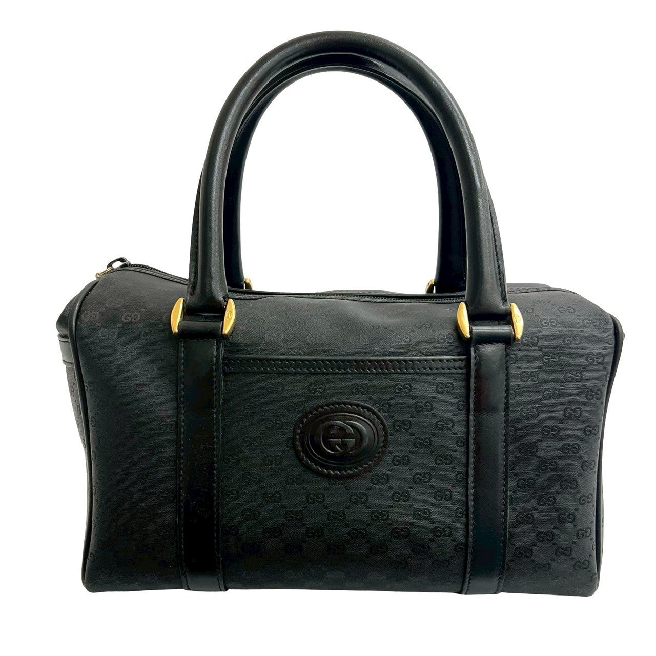 Gucci 833D832 Leather Black Handbag