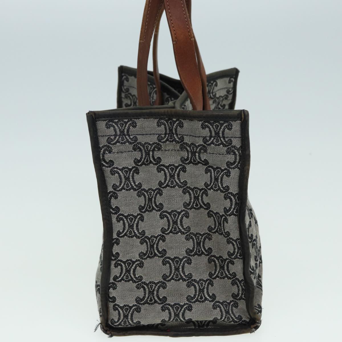 Luxury Paris Macadam Hand Bag Gray Canvas Travel Bag