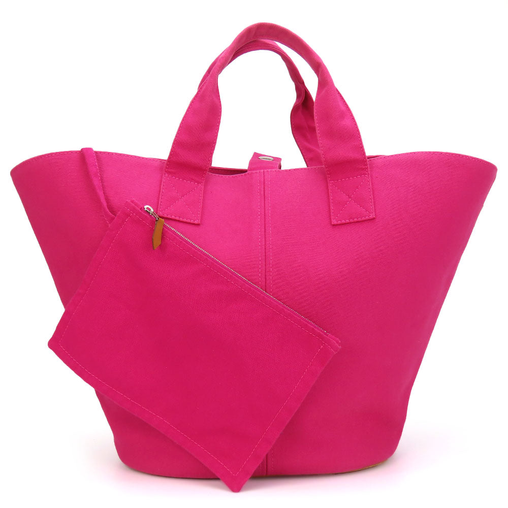 Tote Bag Panier De Plage Mm Women Canvas Pink
