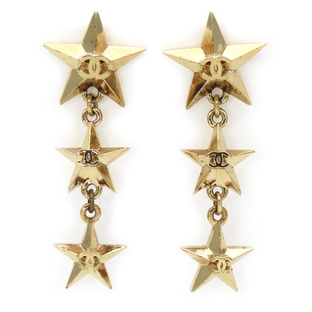 Chanel Pierce Gold Jewelry 3