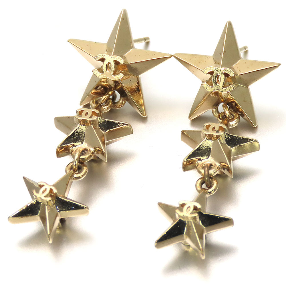 Chanel Pierce Gold Jewelry 3
