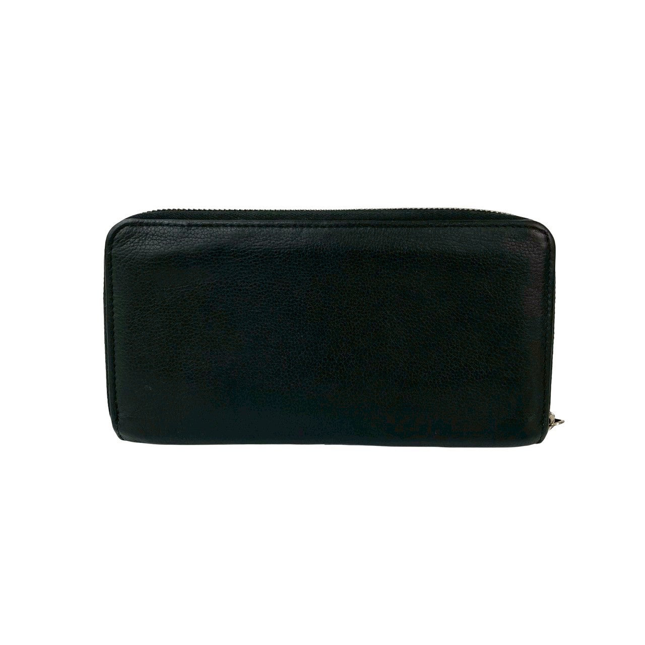 Louis Vuitton Long Purse Zippy Rock Me Leather Black Wallet Case