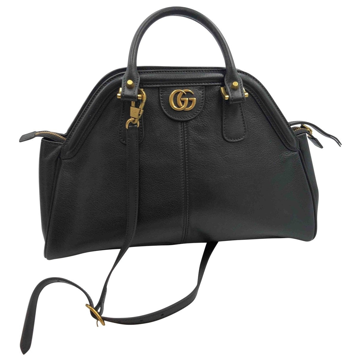 Gucci re(belle) black leather handbag
