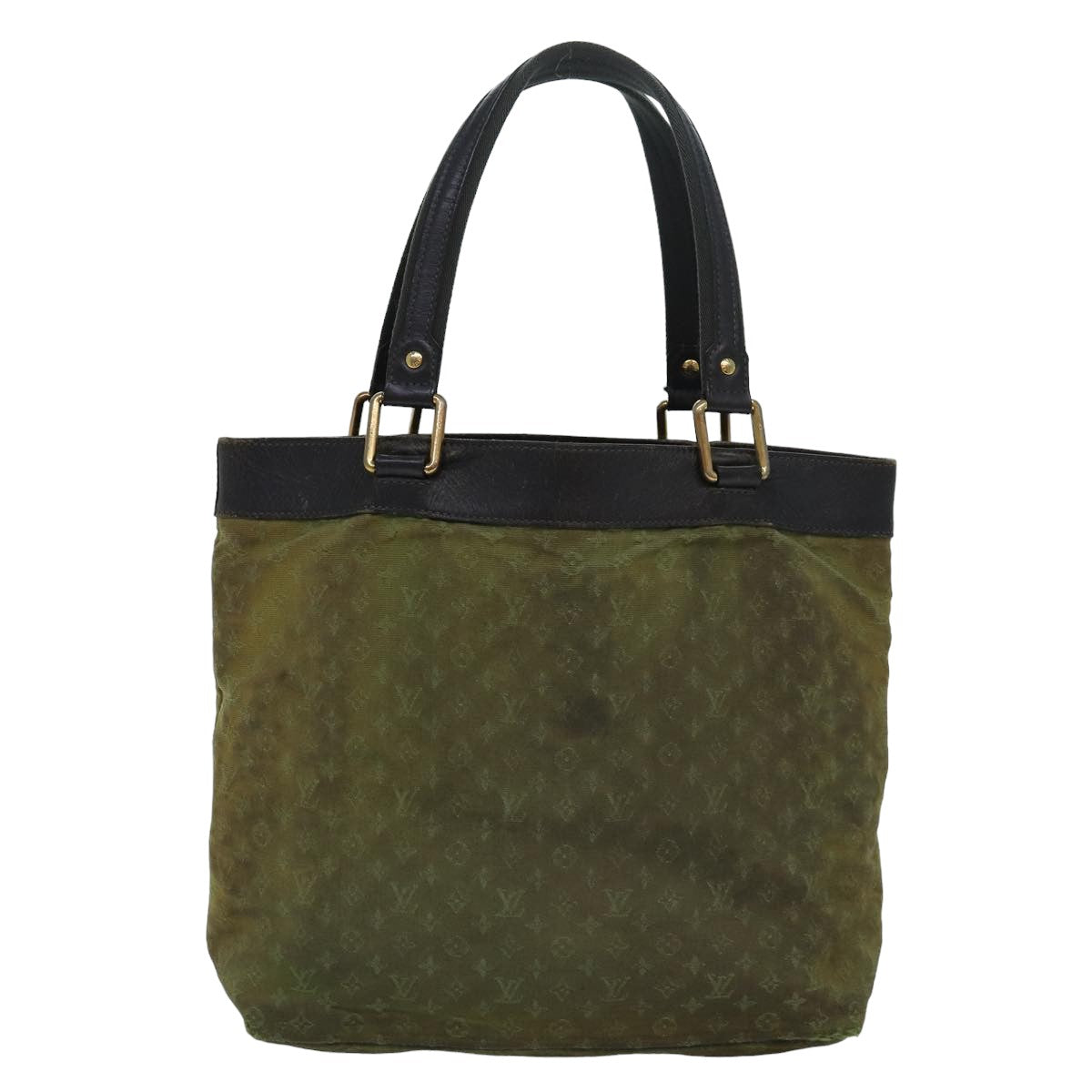 LOUIS VUITTON Monogram Mini Lucille GM Tote Bag TST Khaki M92681 LV Auth 83563