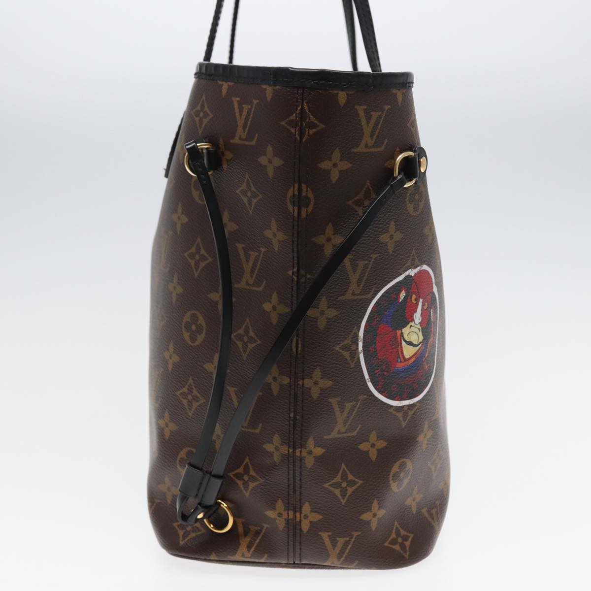 LOUIS VUITTON Monogram Yamamoto Hirosai Neverfull MM Tote Bag M43499 Auth 83570A