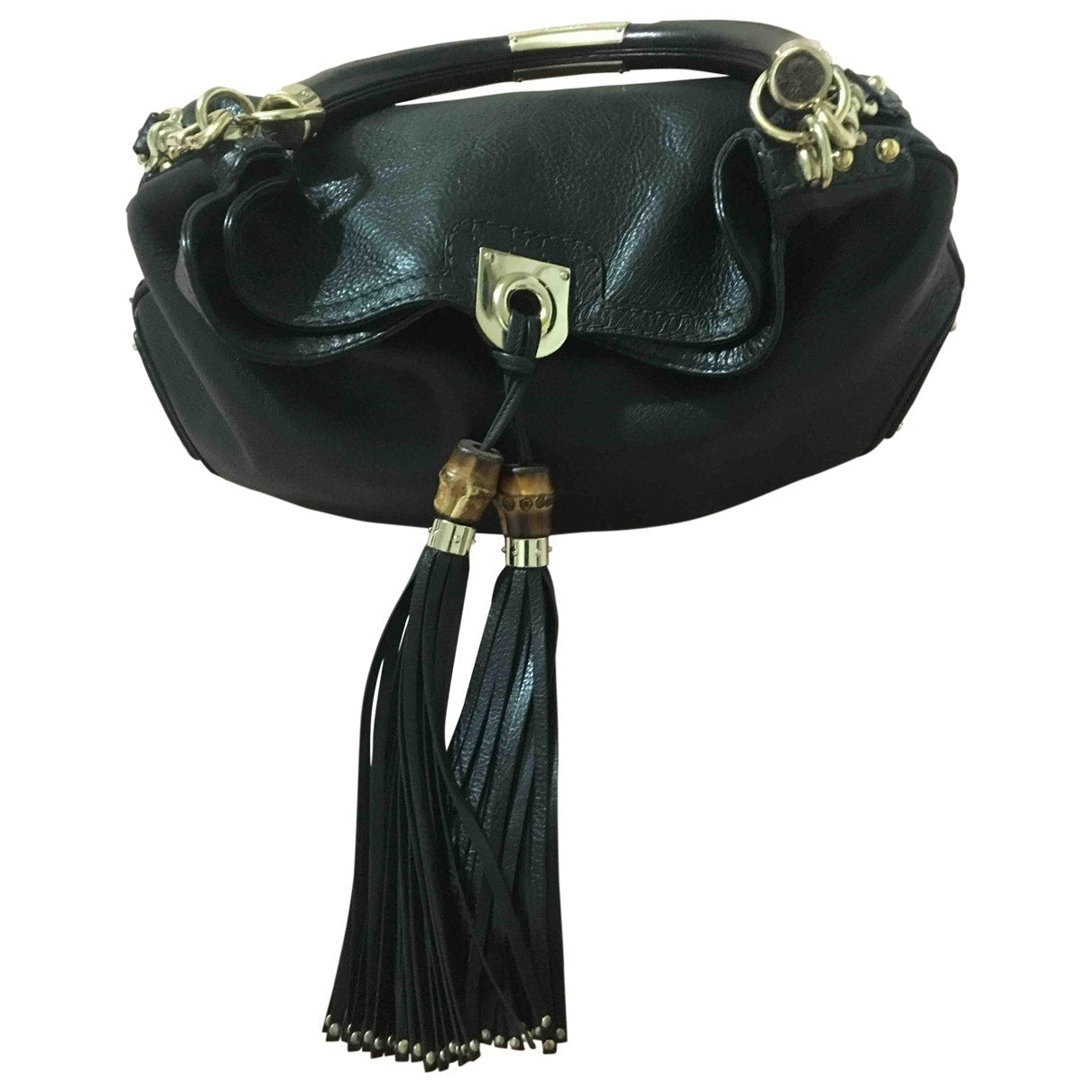 Gucci black leather handbag