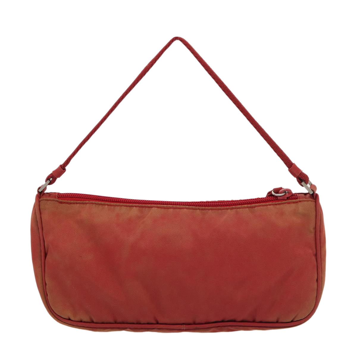 Prada Accessory Pouch Auth Luxury Handbag Nylon Red Clutch Bag