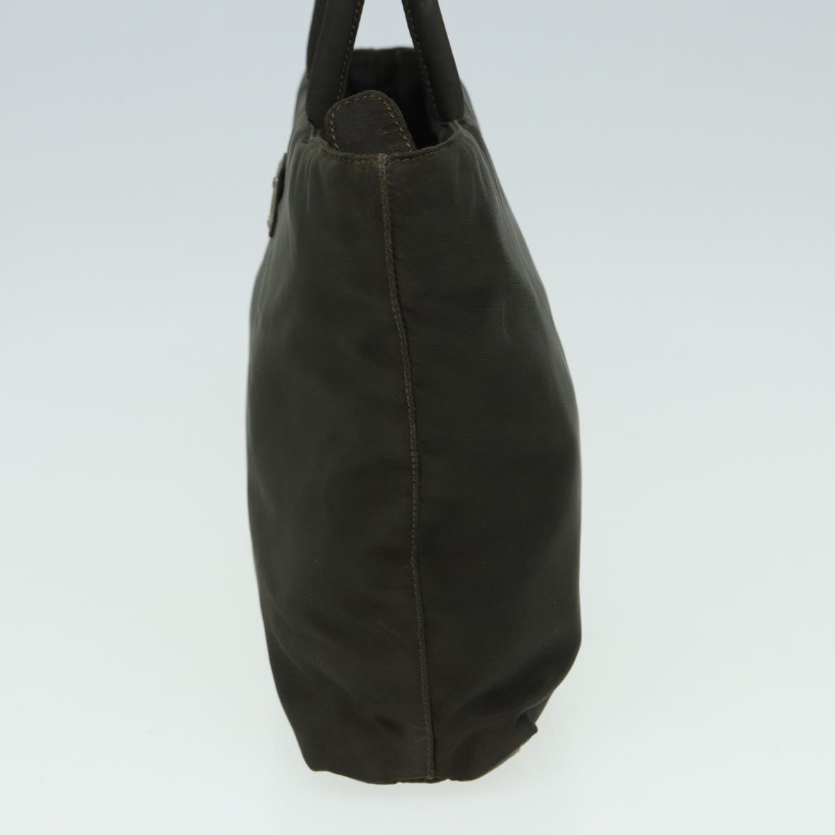 Prada Hand Bag Khaki Auth Nylon Travel Bag Khaki Auth 83693