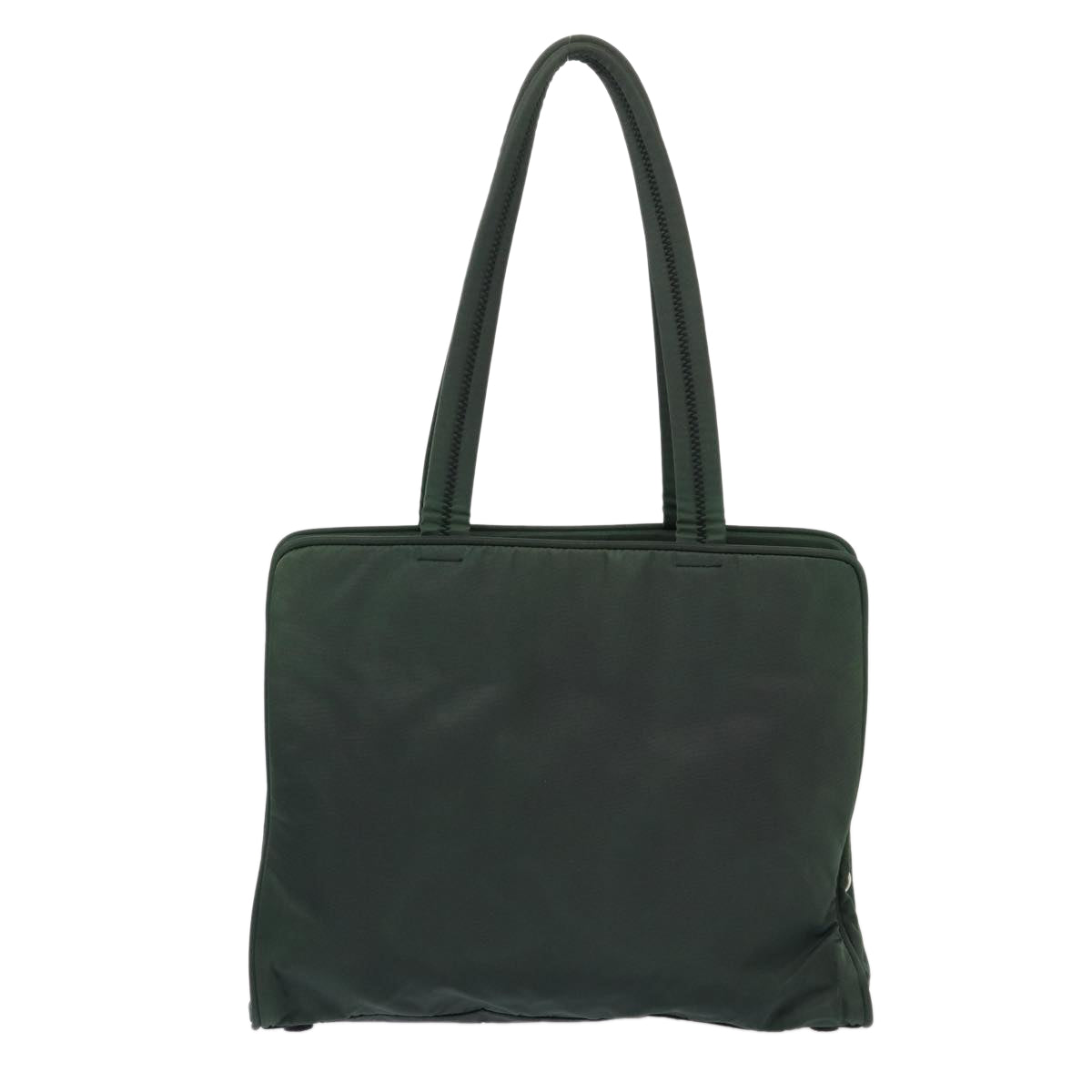 Prada Tote Bag Auth Nylon Green