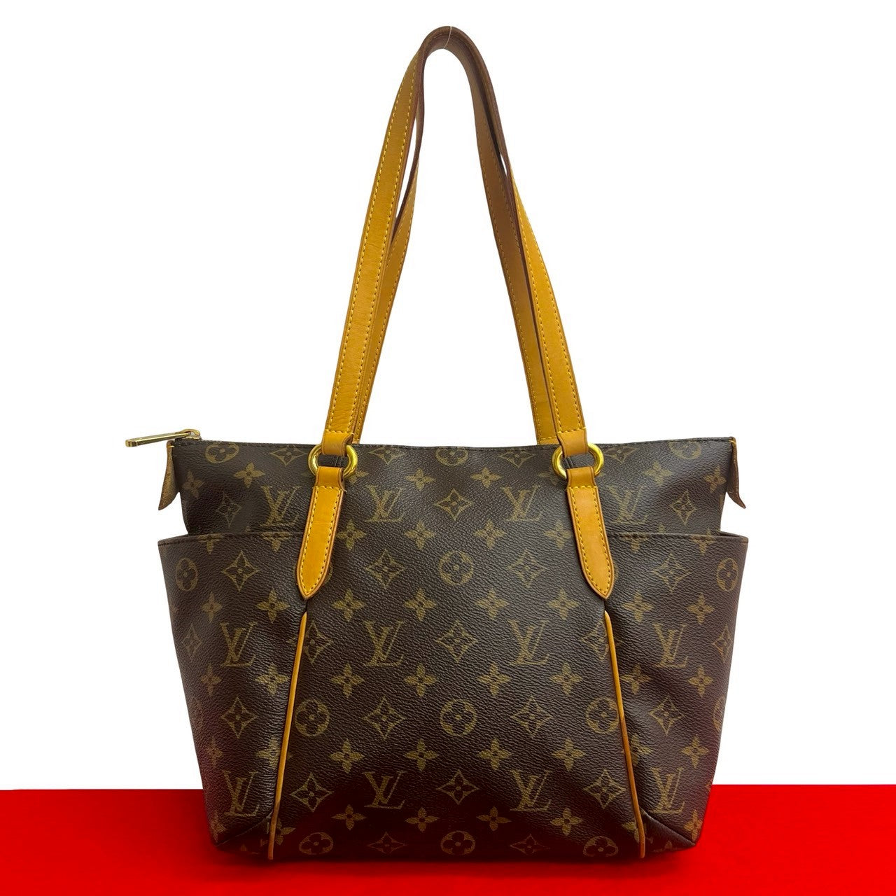 Louis Vuitton Totally PM Monogram Leather Brown Tote Bag 836D836
