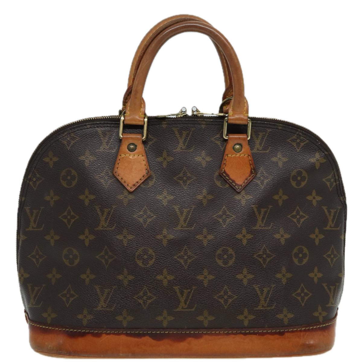 LOUIS VUITTON Monogram Alma Hand Bag M51130 LV Auth 83788