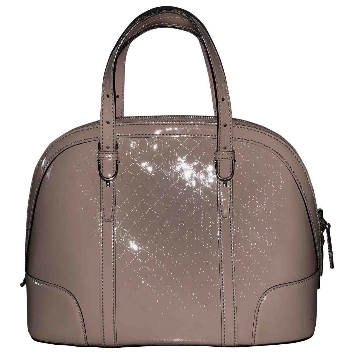 Gucci pink patent leather handbag