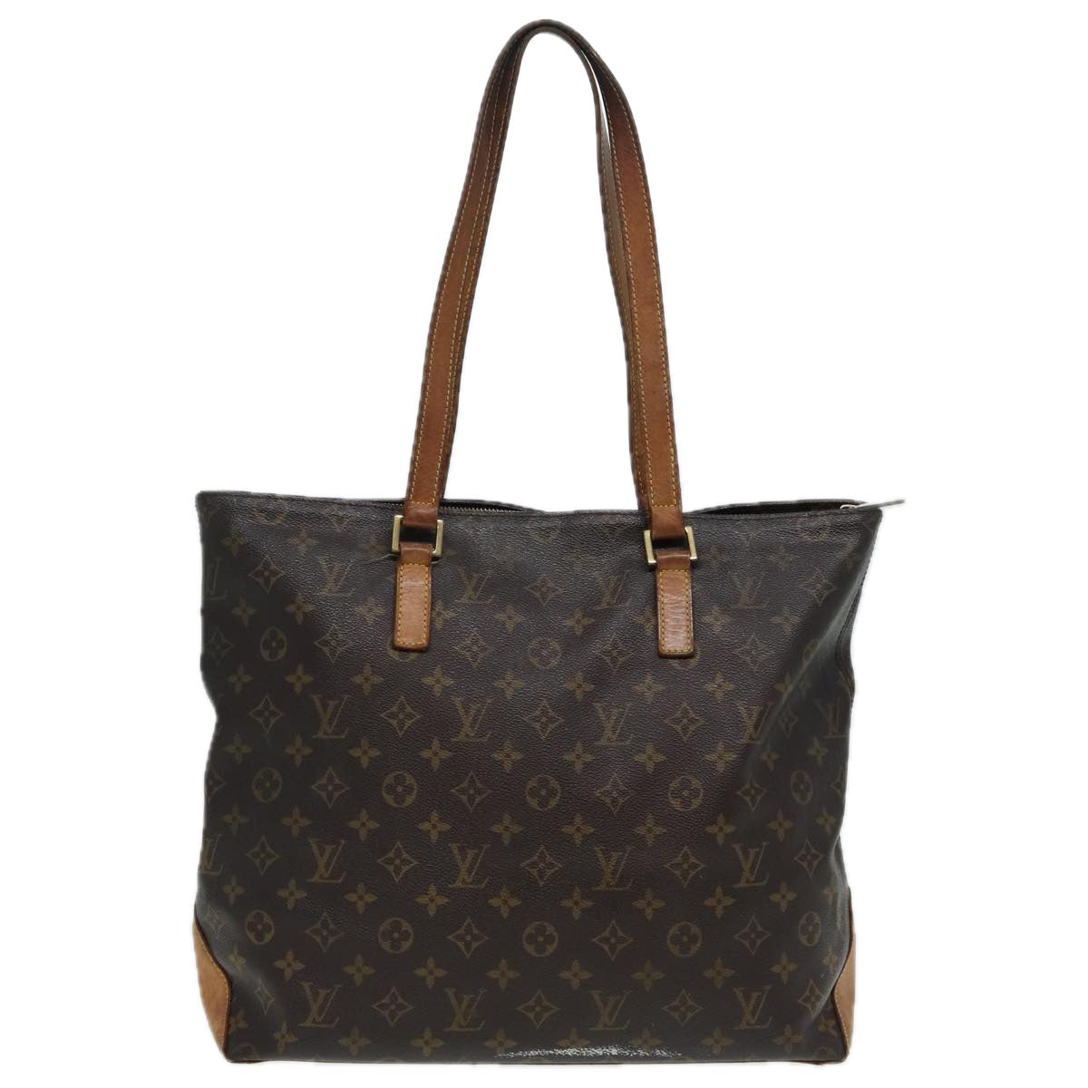 LOUIS VUITTON Monogram Cabas Mezzo Tote Bag M51151 LV Auth 83886