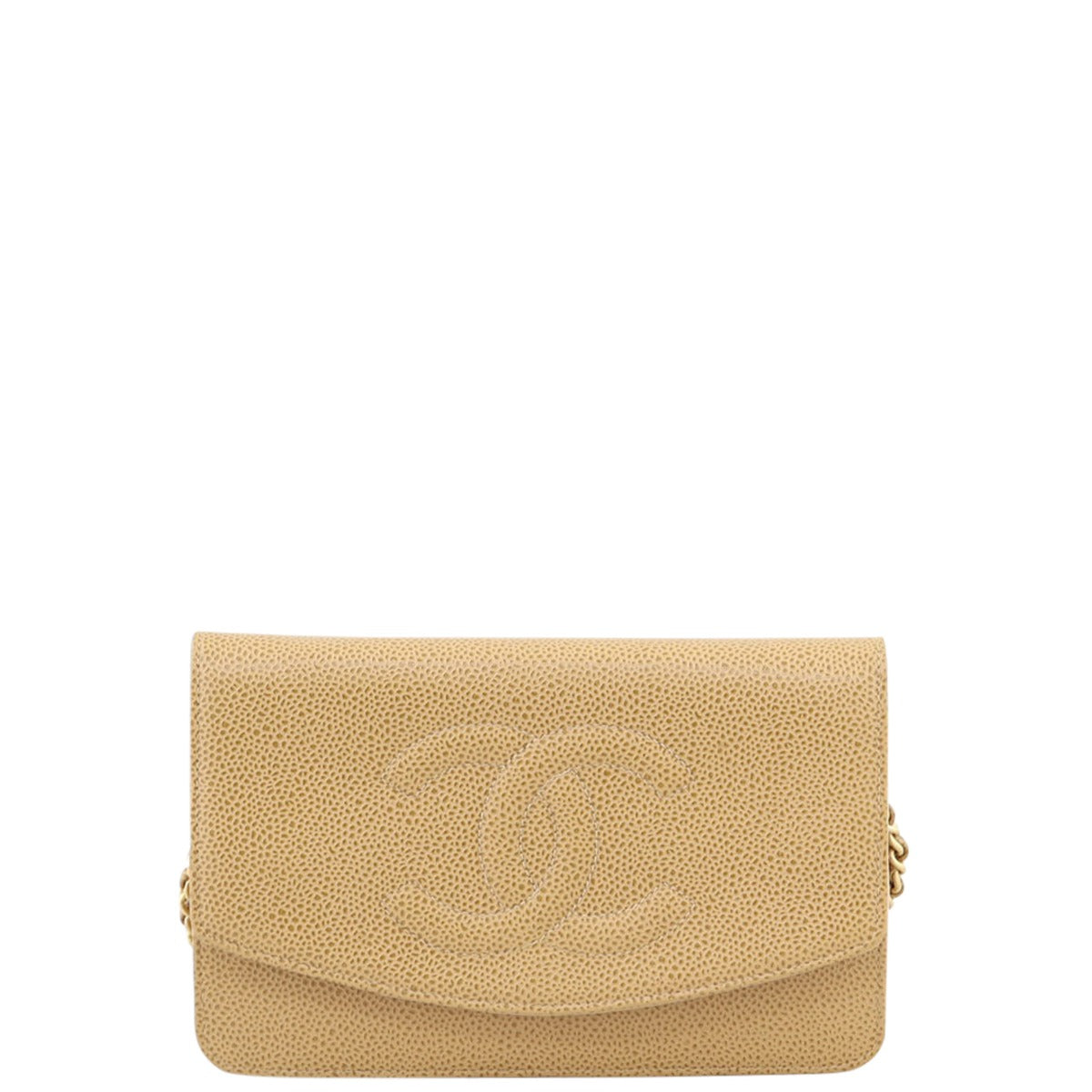 Chanel Timeless Wallet on Butterscotch Handbag Chain