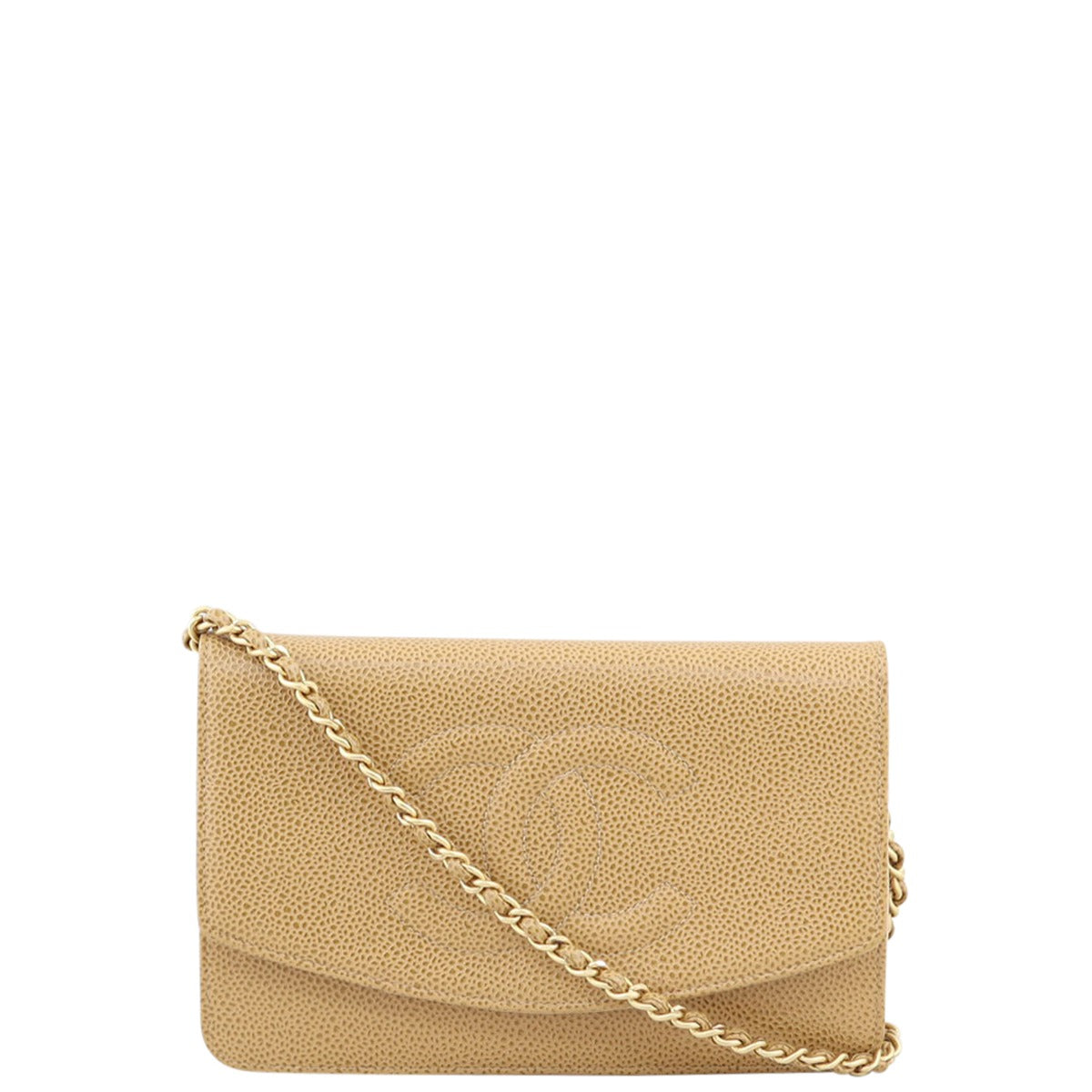 Chanel Timeless Wallet on Butterscotch Handbag Chain