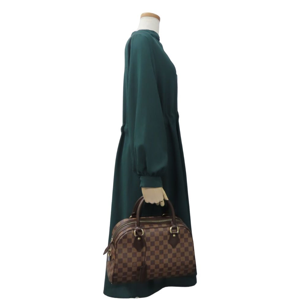 Louis Vuitton N60008 Damier Ebene Duomo Leather Handbag