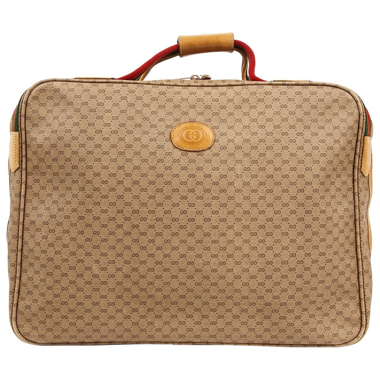 Gucci boston beige cloth handbag