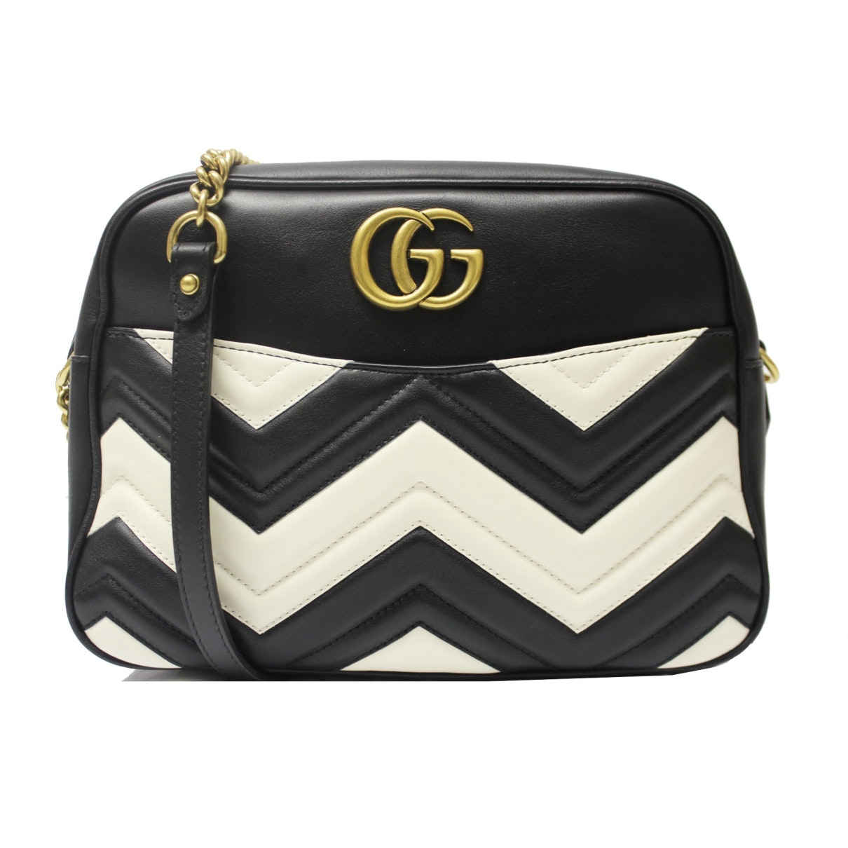 Gucci marmont multicolour leather handbag