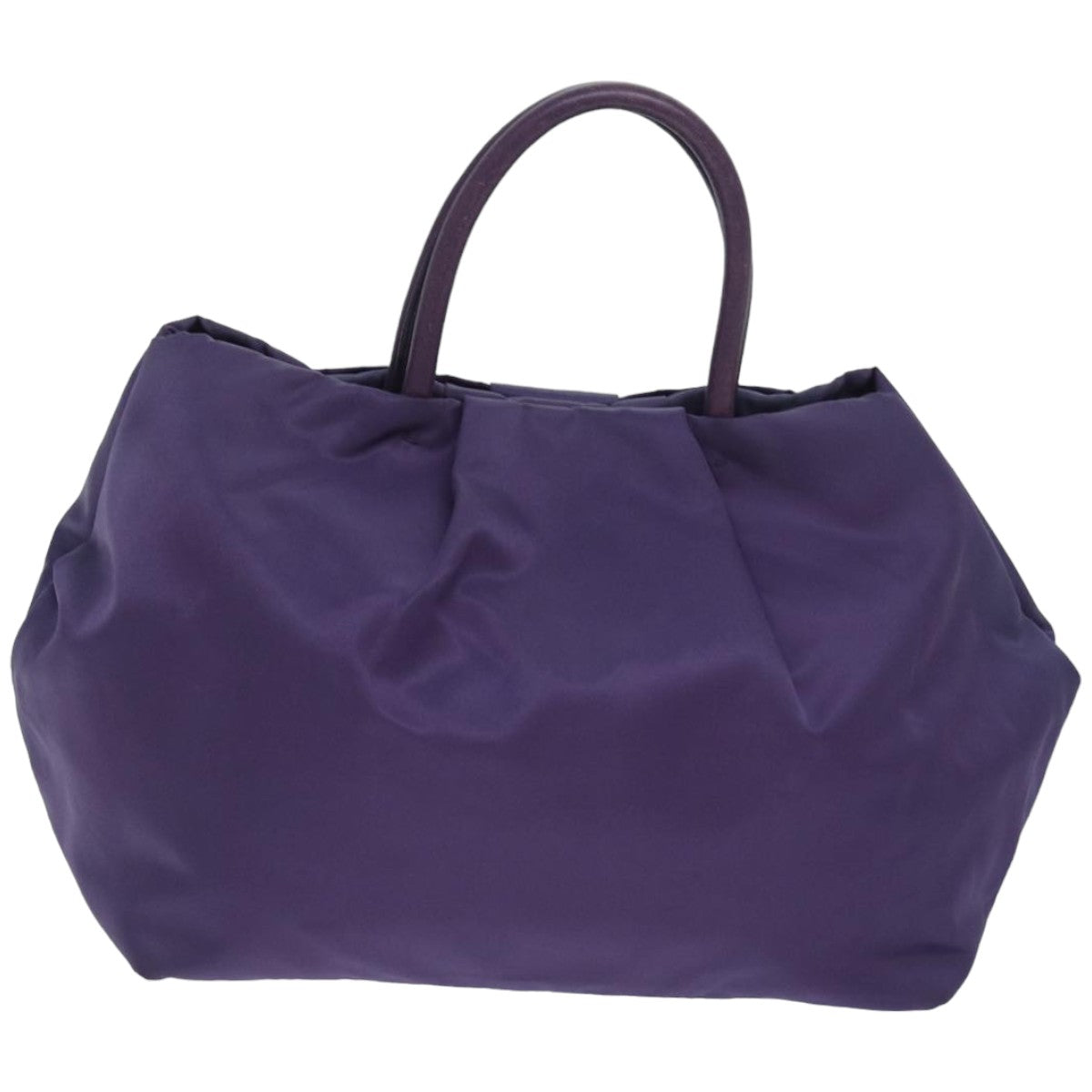 Prada Hand Bag Auth Nylon Purple Travel Bag Purple Auth 83954