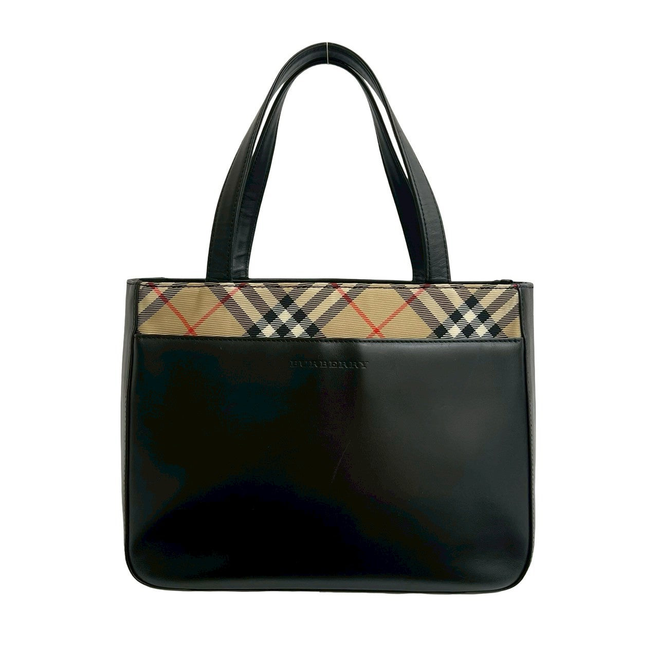 Burberry 839E839 19111 Leather Black Travel Bag