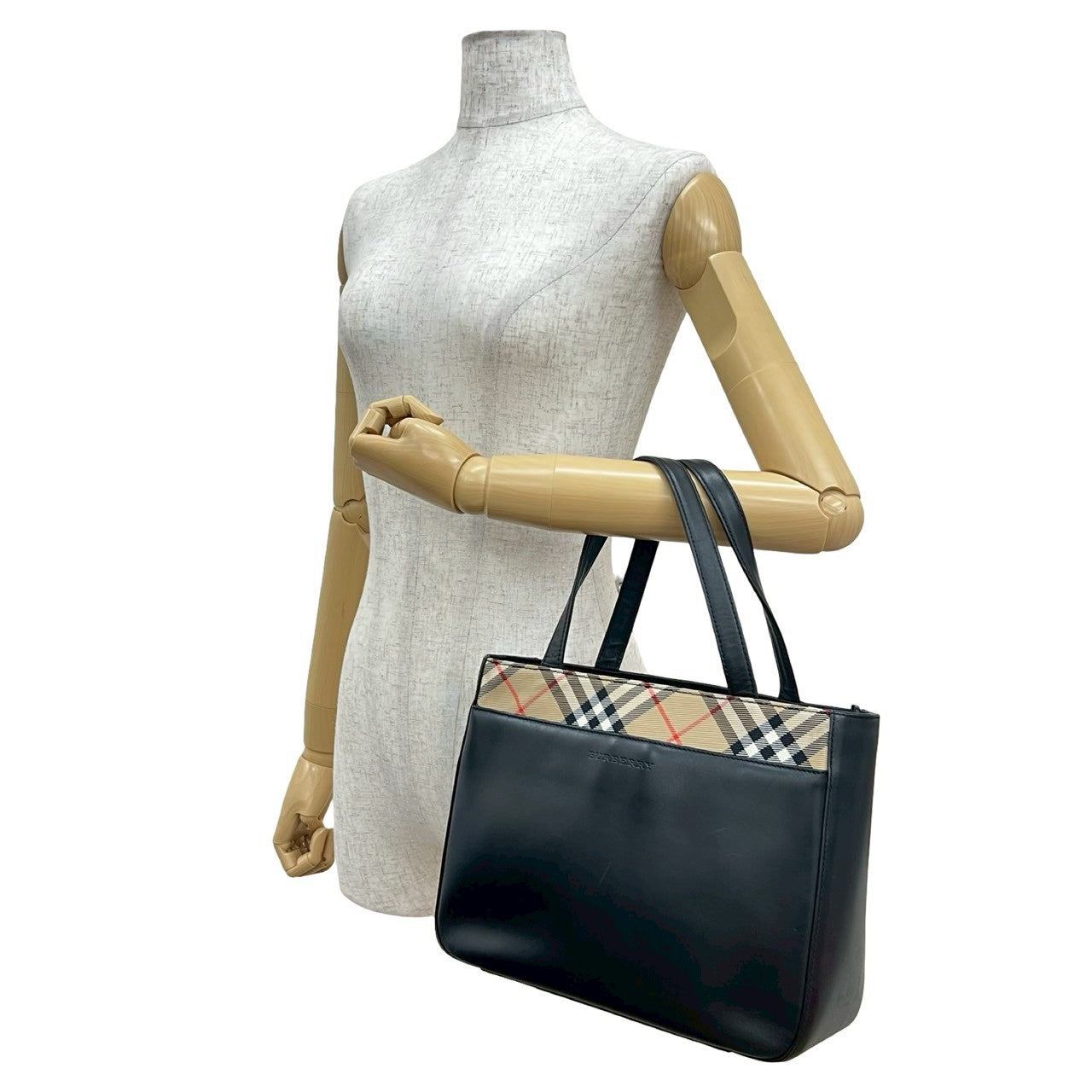 Burberry 839E839 19111 Leather Black Travel Bag