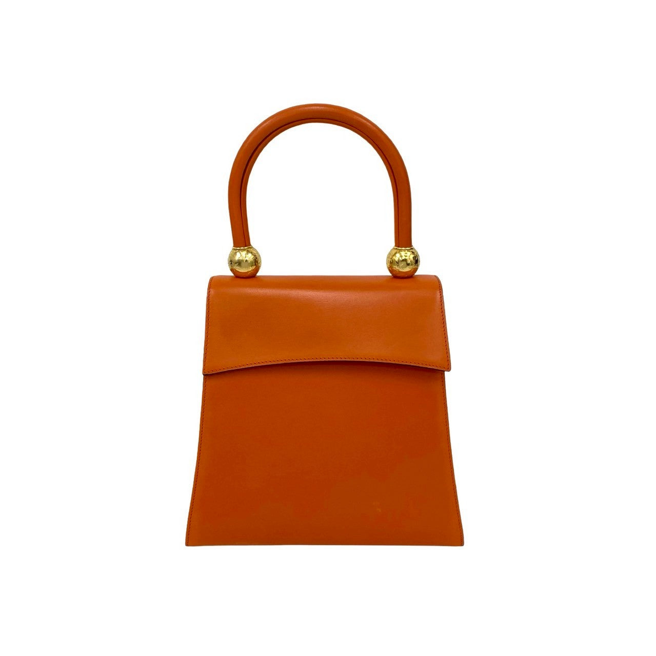 Calfskin Orange Travel Bag