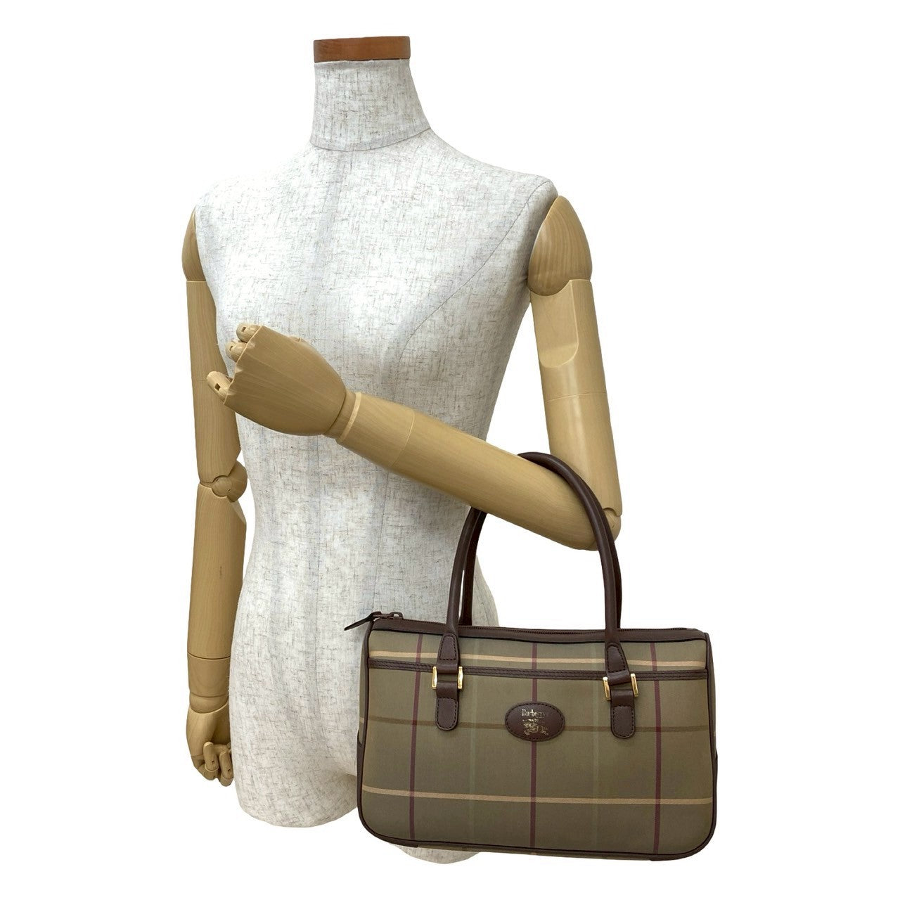 Burberry 839E839 34602 Canvas Brown Travel Bag